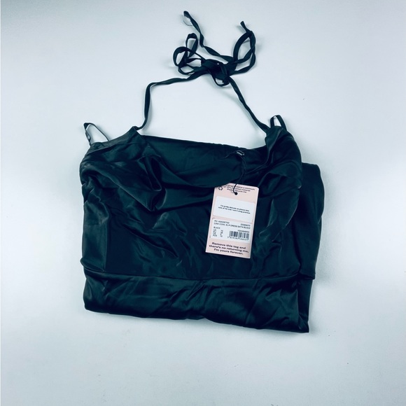 CAMI COWL SLIP DRESS SATIN - Picture 3 of 3